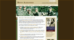 Desktop Screenshot of bevinalexander.com